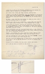 Exceptional Hunter S. Thompson Letter Signed That Reads Like a Short Story -- ...lo and behold, a Nixon truck passes on Chesnut St. bellowing shit...now naked except for lies and patter...
